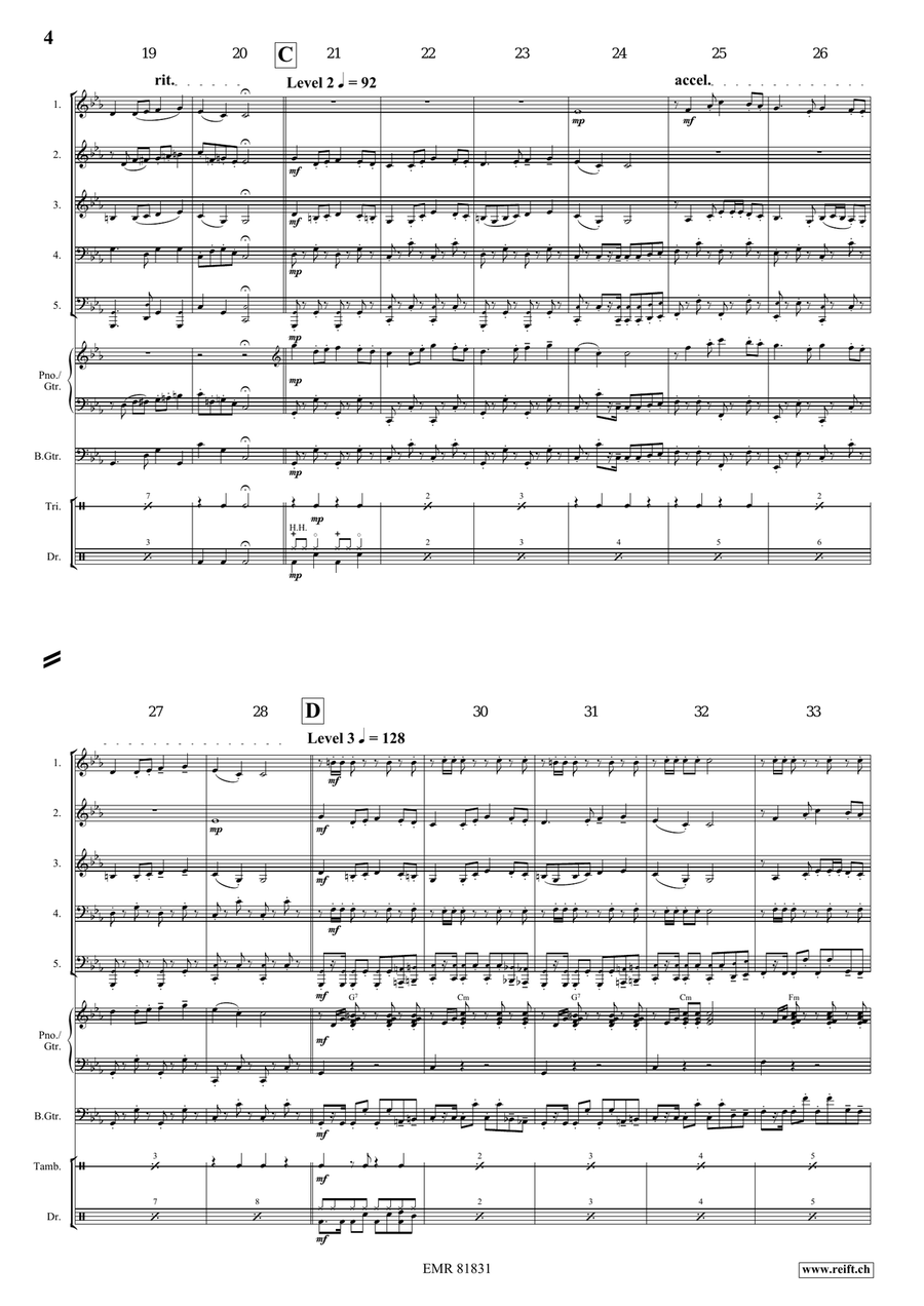 Tetris Tetris Woodwind Quintet scores gallery preview page 4