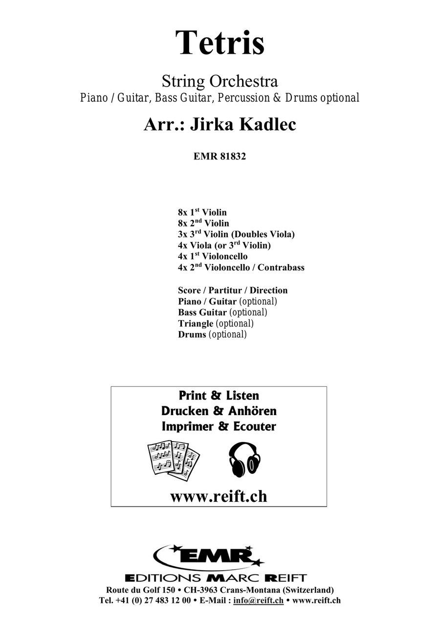Tetris Tetris String Orchestra scores gallery preview page 2