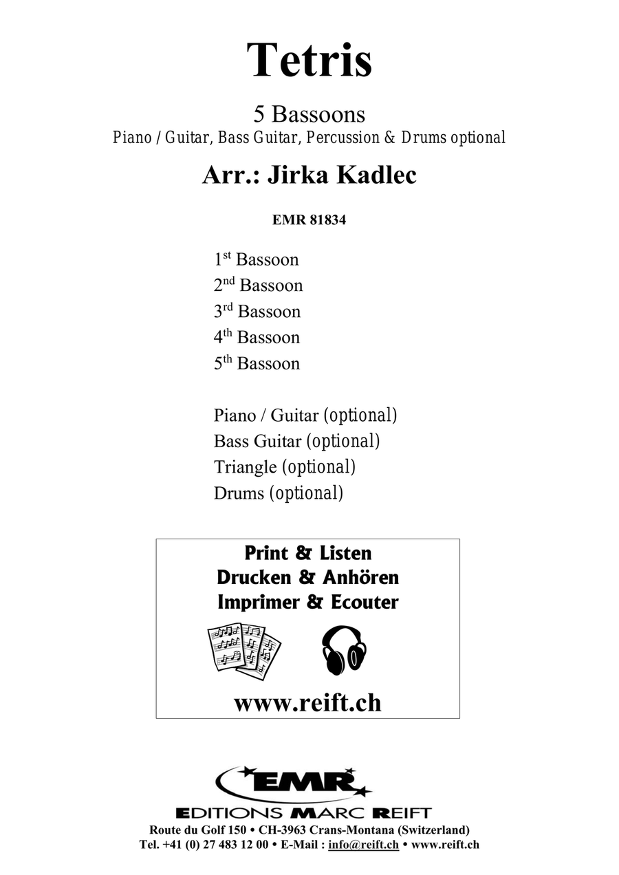 Tetris Tetris Bassoon scores gallery preview page 2