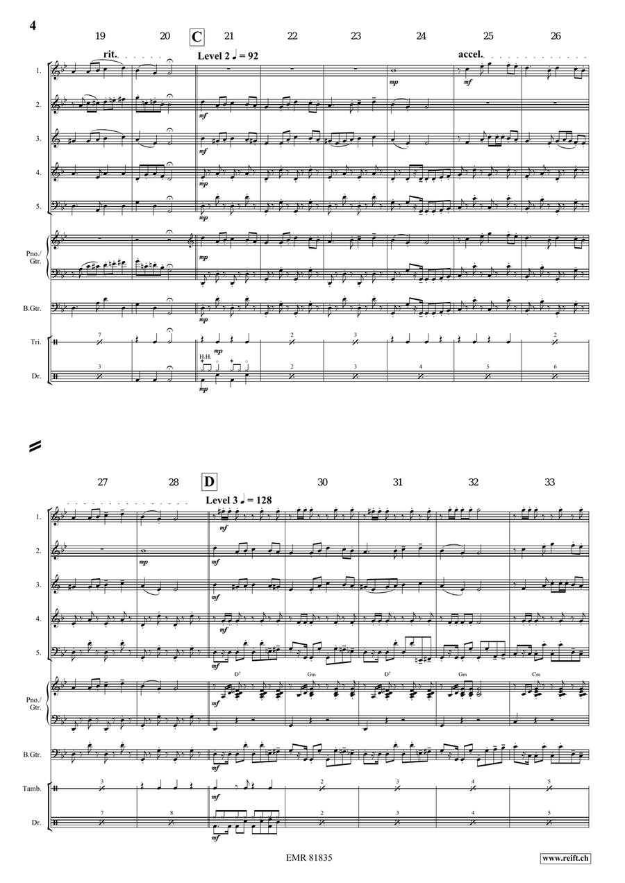 Tetris Tetris Woodwind Quintet scores gallery preview page 4
