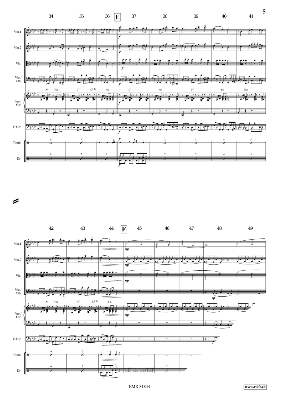 Tetris Tetris String Quartet scores gallery preview page 5