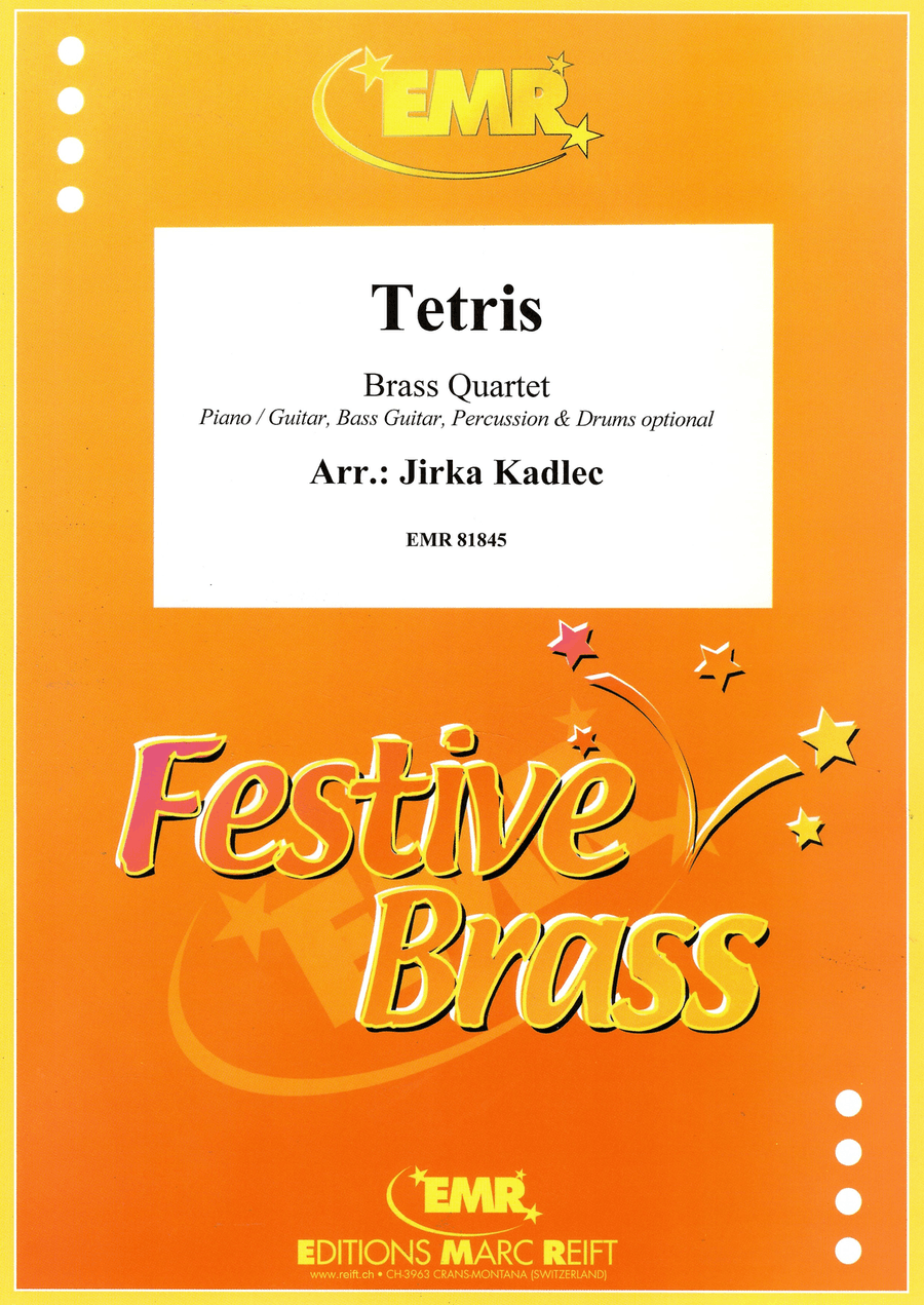 Tetris Tetris Brass Quartet scores gallery preview page 1