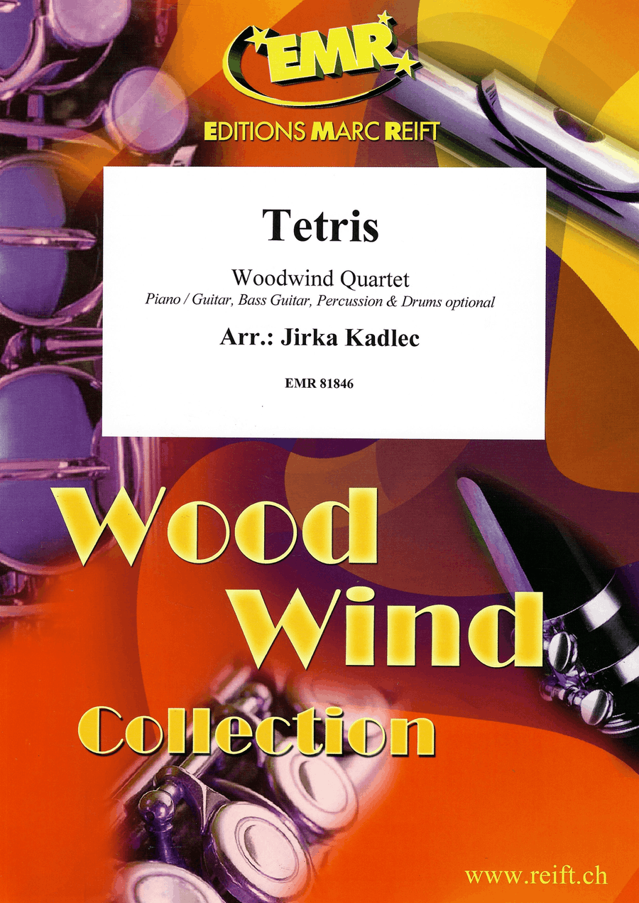 Tetris Tetris Woodwind Quartet scores gallery preview page 1