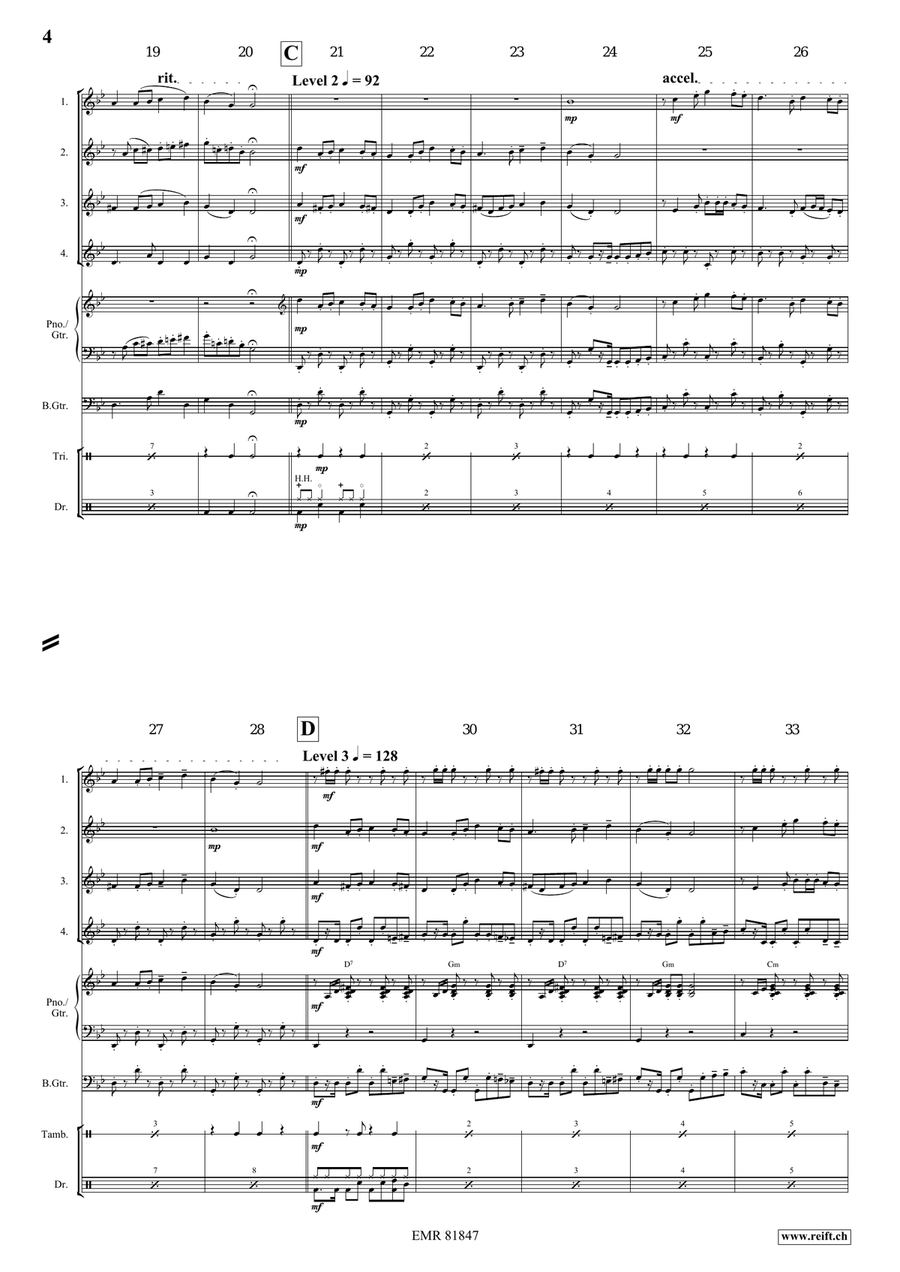 Tetris Tetris Flute Quartet scores gallery preview page 4