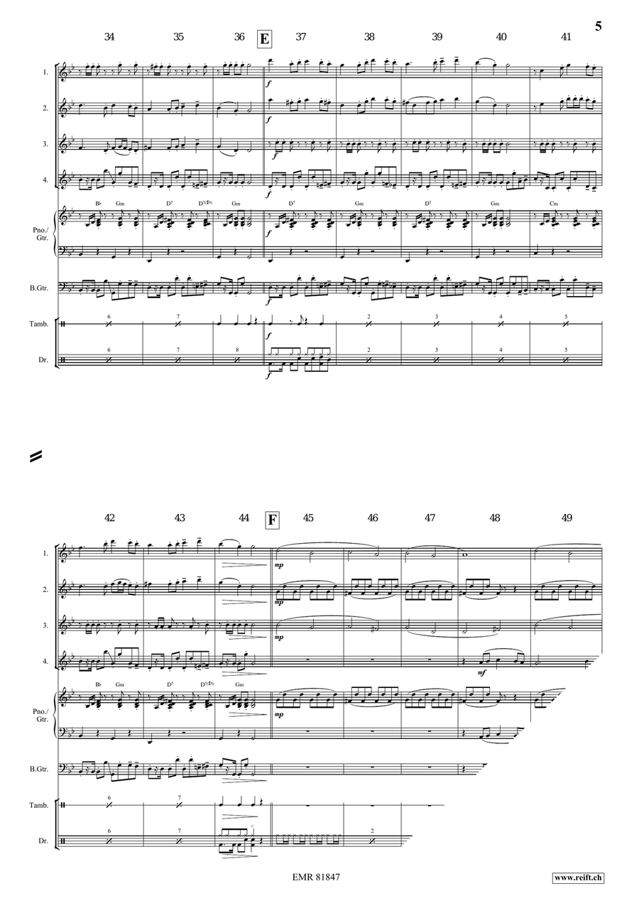 Tetris Tetris Flute Quartet scores gallery preview page 5