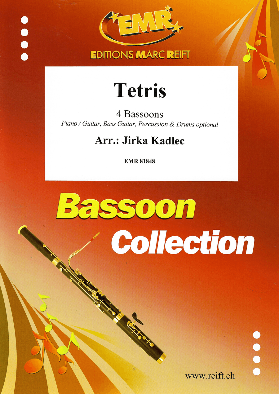 Tetris Tetris Bassoon Quartet scores gallery preview page 1