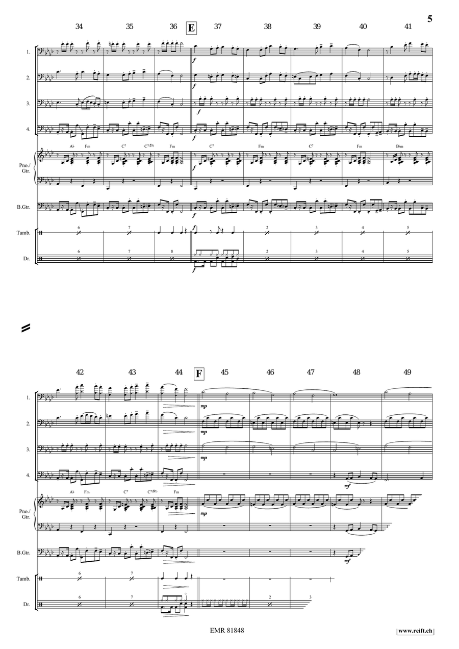 Tetris Tetris Bassoon Quartet scores gallery preview page 5