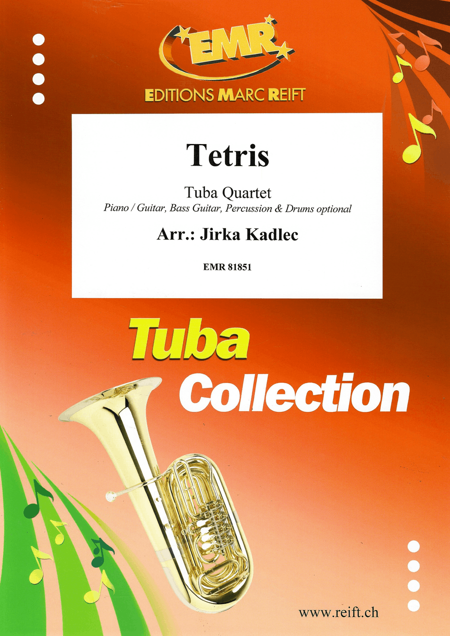 Tetris Tetris Tuba Quartet scores gallery preview page 1