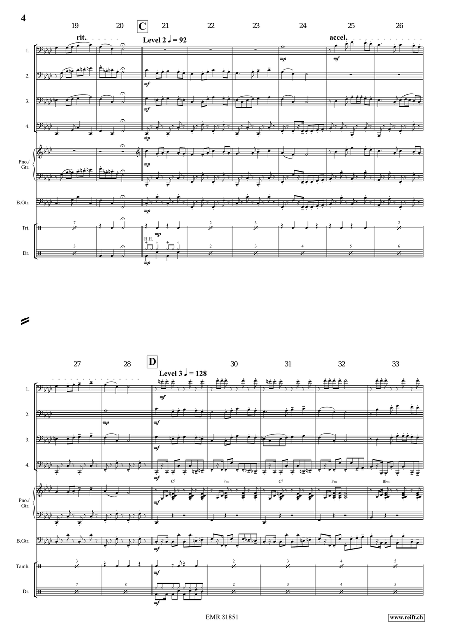 Tetris Tetris Tuba Quartet scores gallery preview page 4