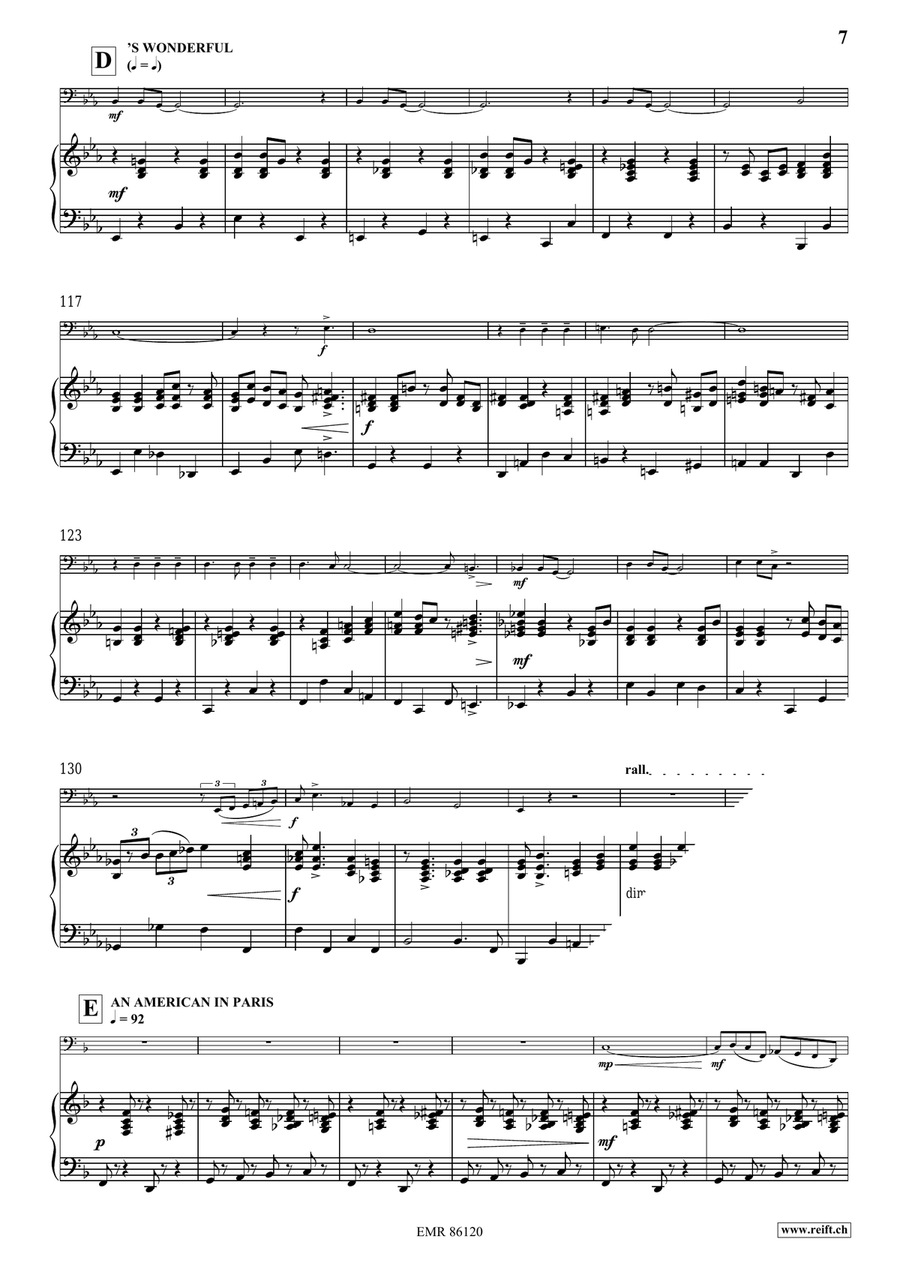 Gershwin Medley Gershwin Medley Tuba scores gallery preview page 9