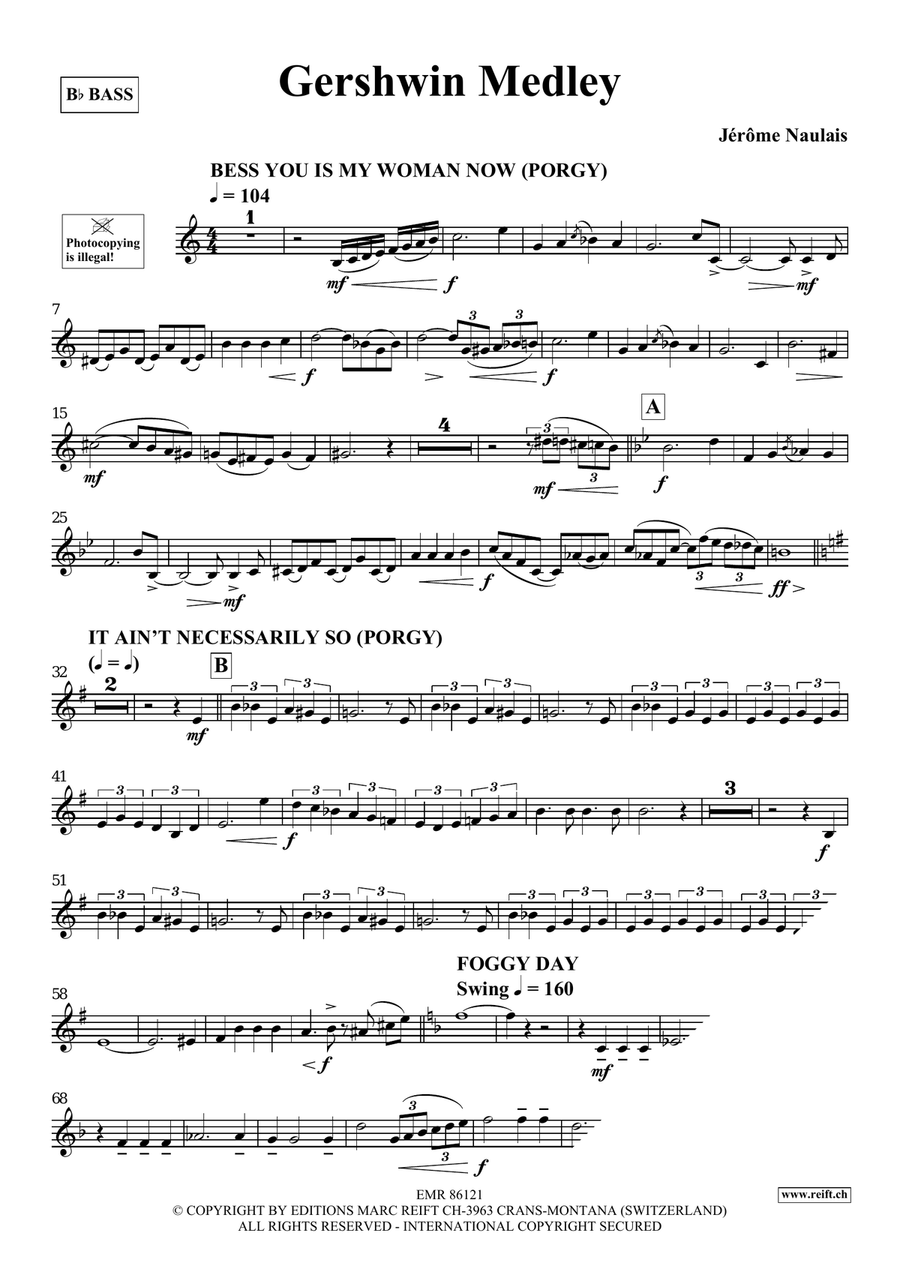 Gershwin Medley Gershwin Medley Voice Solo scores gallery preview page 4