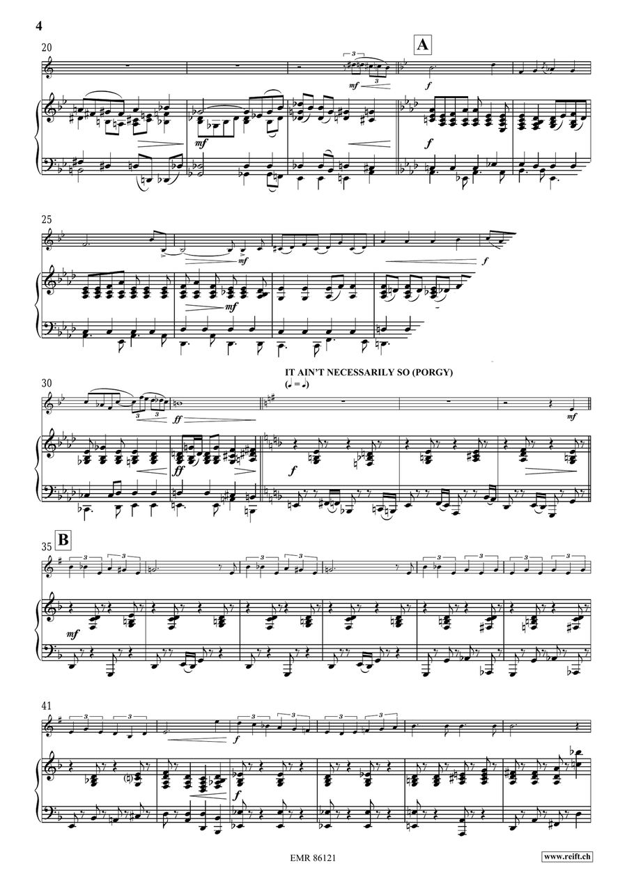 Gershwin Medley Gershwin Medley Voice Solo scores gallery preview page 6