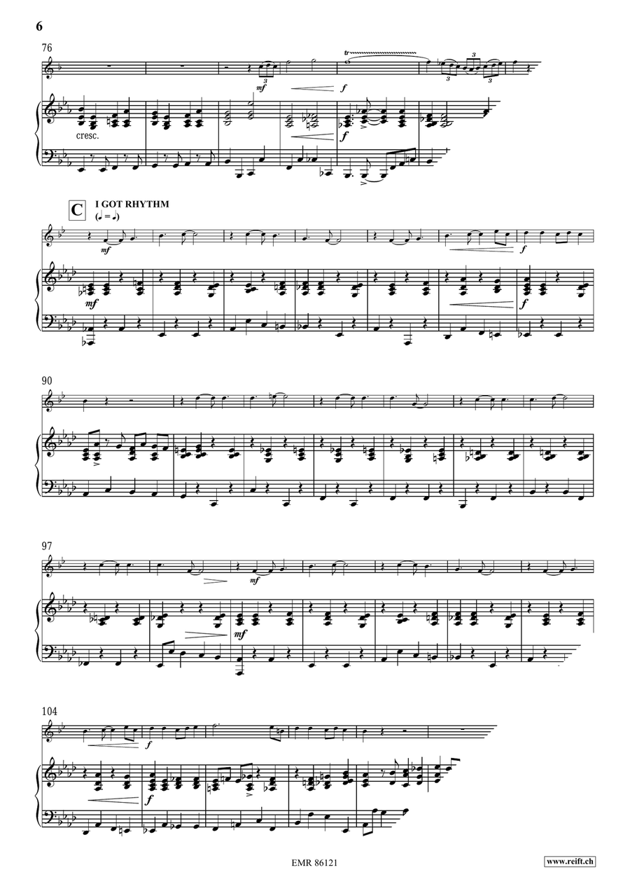 Gershwin Medley Gershwin Medley Voice Solo scores gallery preview page 8