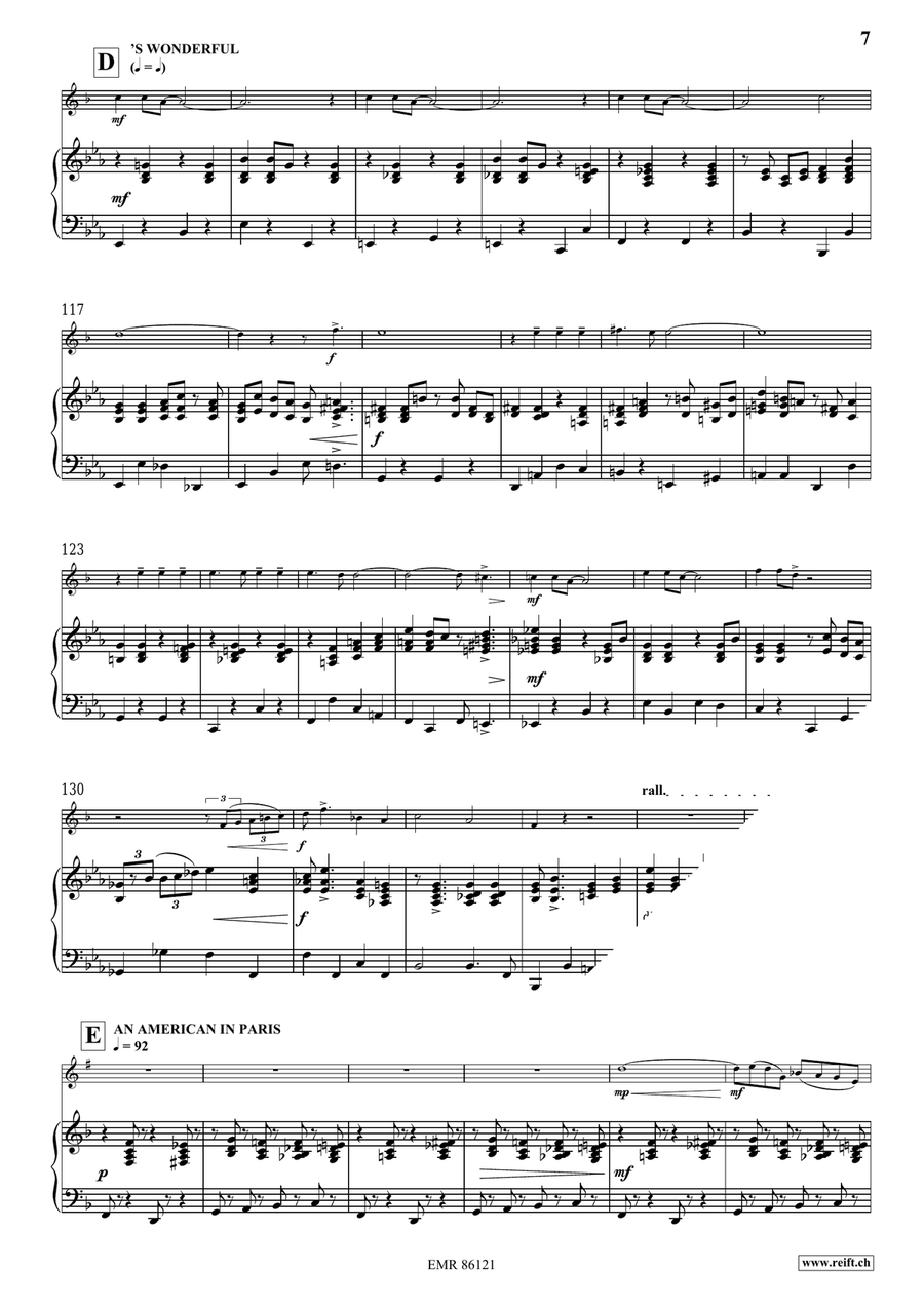 Gershwin Medley Gershwin Medley Voice Solo scores gallery preview page 9