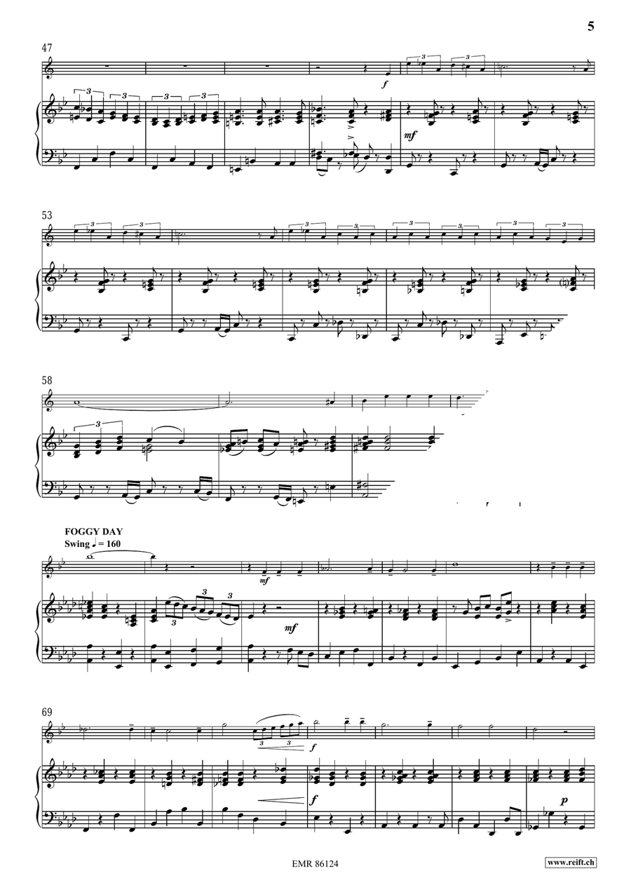 Gershwin Medley Gershwin Medley Clarinet Solo scores gallery preview page 7