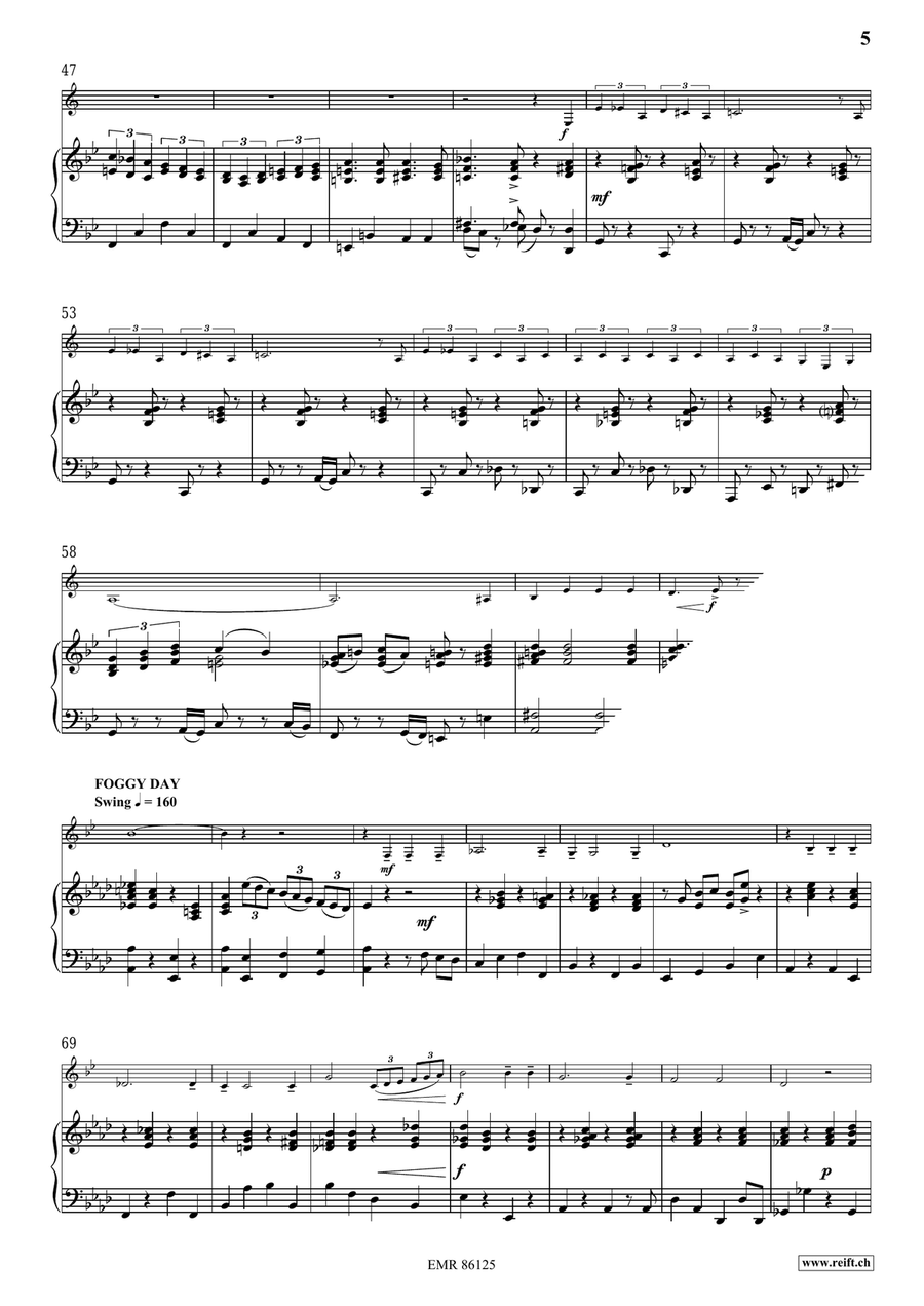 Gershwin Medley Gershwin Medley Bass Clarinet scores gallery preview page 7