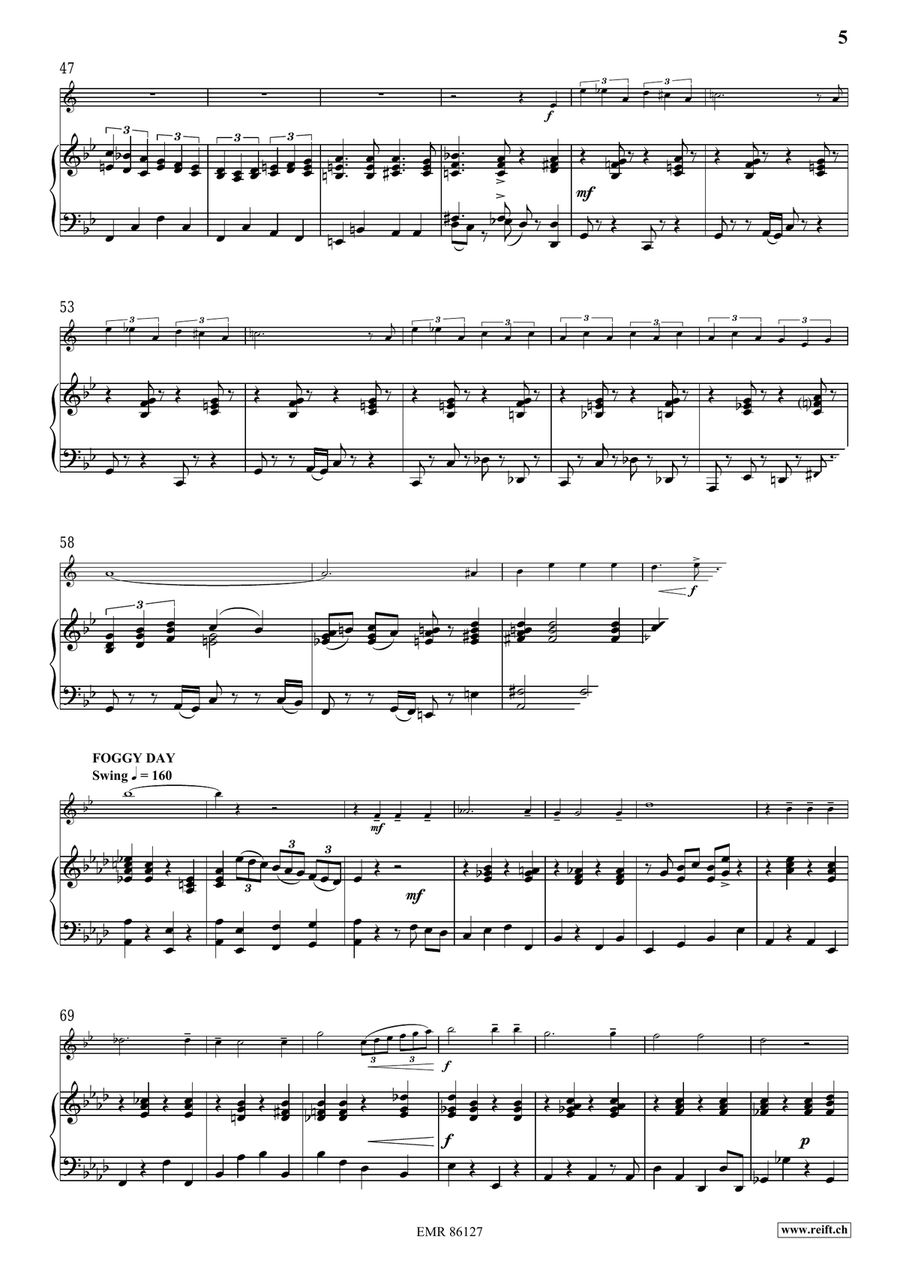 Gershwin Medley by Jerome Naulais Tenor Saxophone - Sheet Music page 7