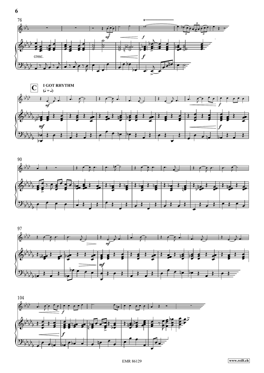 Gershwin Medley Gershwin Medley Horn scores gallery preview page 8