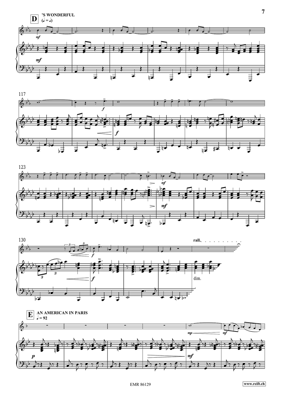Gershwin Medley Gershwin Medley Horn scores gallery preview page 9