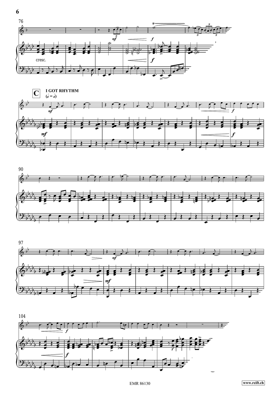 Gershwin Medley Gershwin Medley Horn scores gallery preview page 8