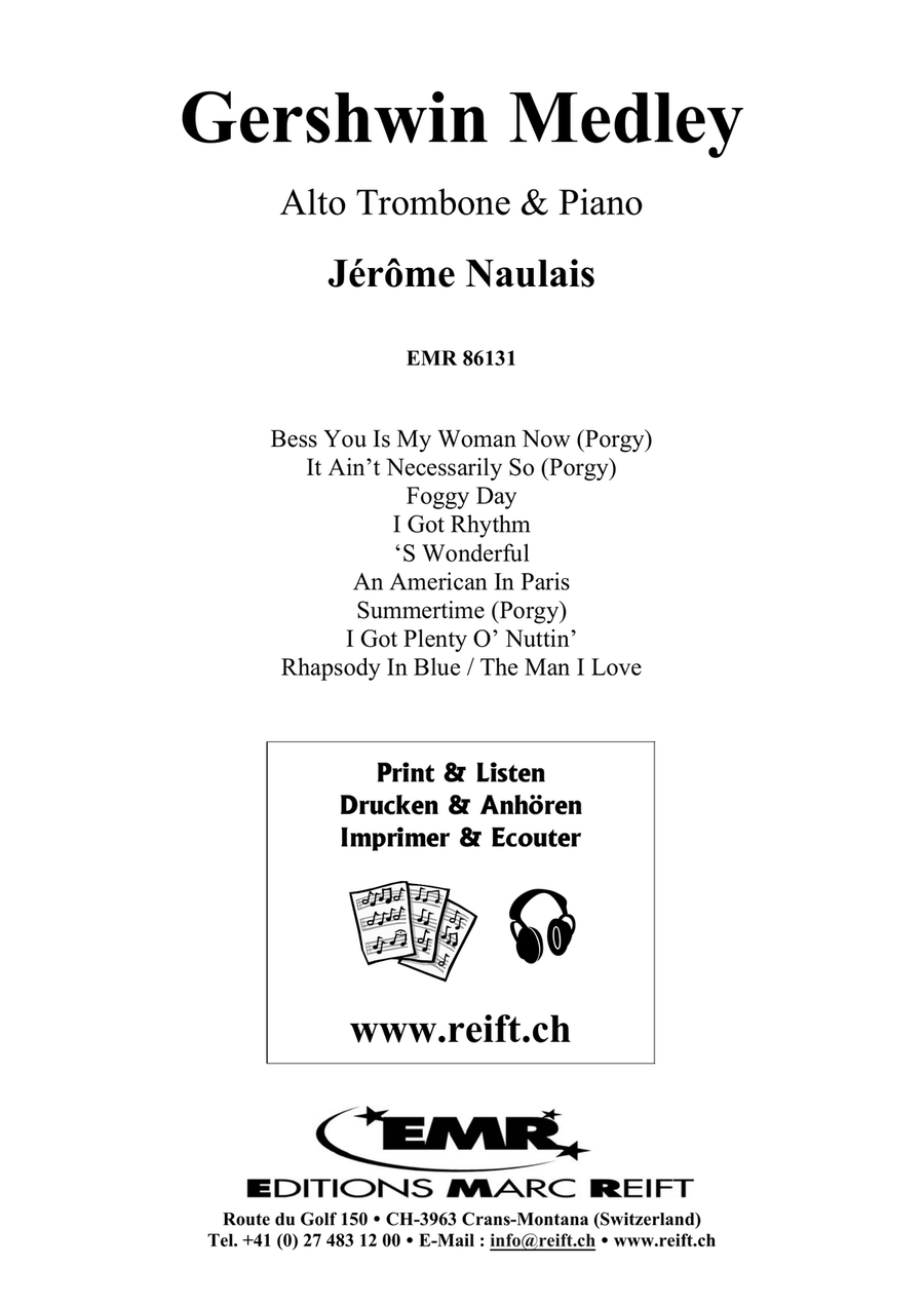 Gershwin Medley Gershwin Medley Piano Accompaniment scores gallery preview page 2