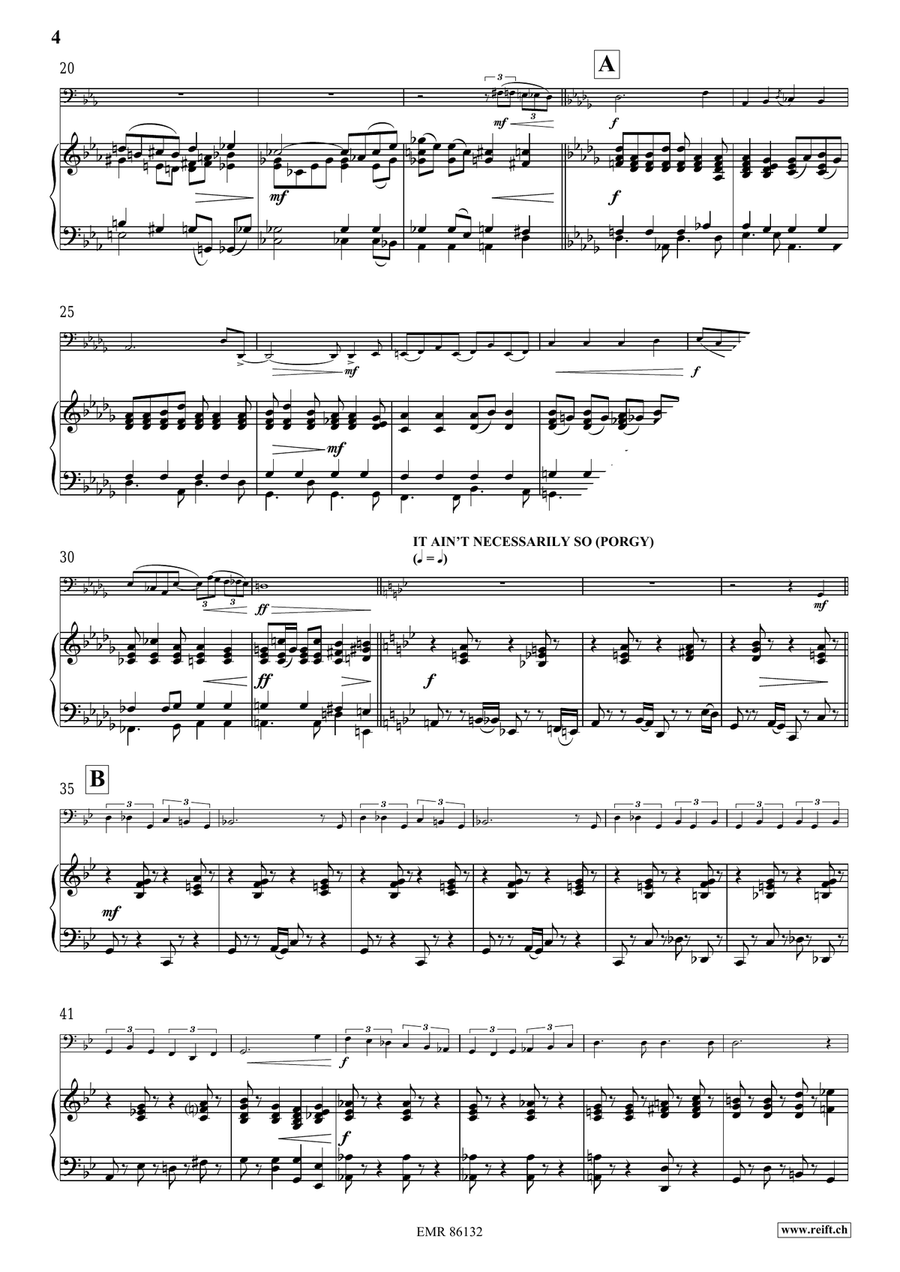 Gershwin Medley Gershwin Medley Bass Trombone scores gallery preview page 6