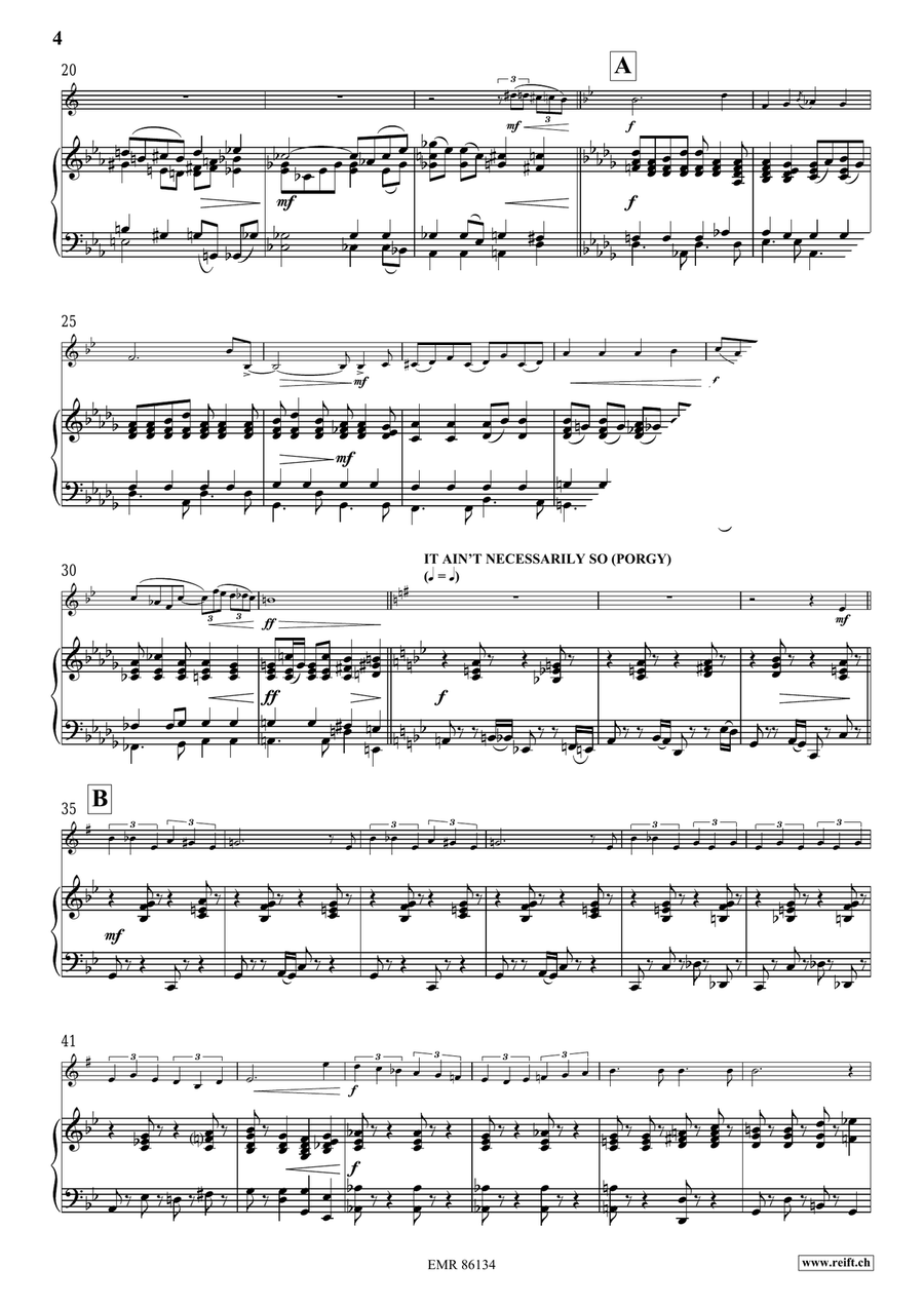 Gershwin Medley Gershwin Medley Voice Solo scores gallery preview page 6