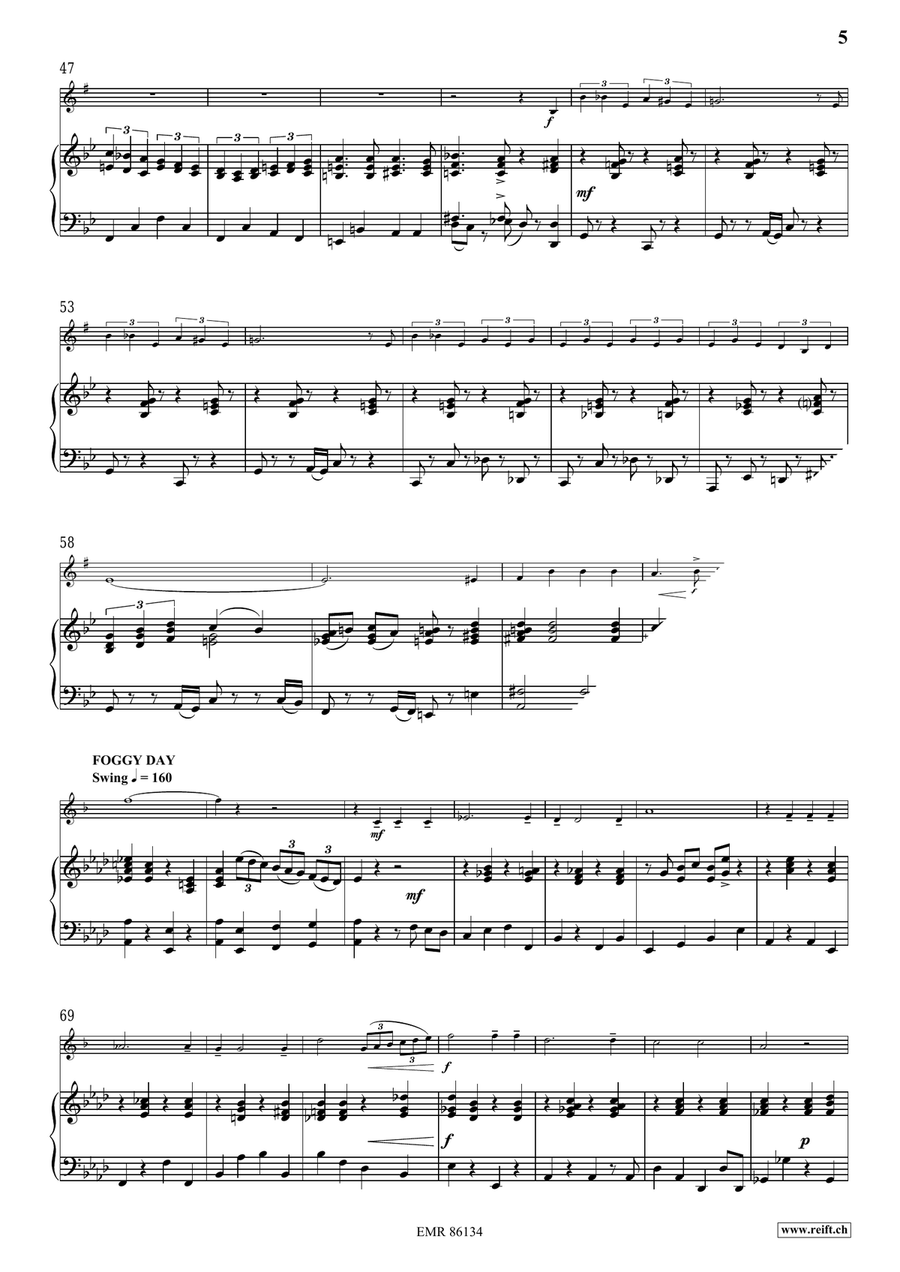 Gershwin Medley Gershwin Medley Voice Solo scores gallery preview page 7