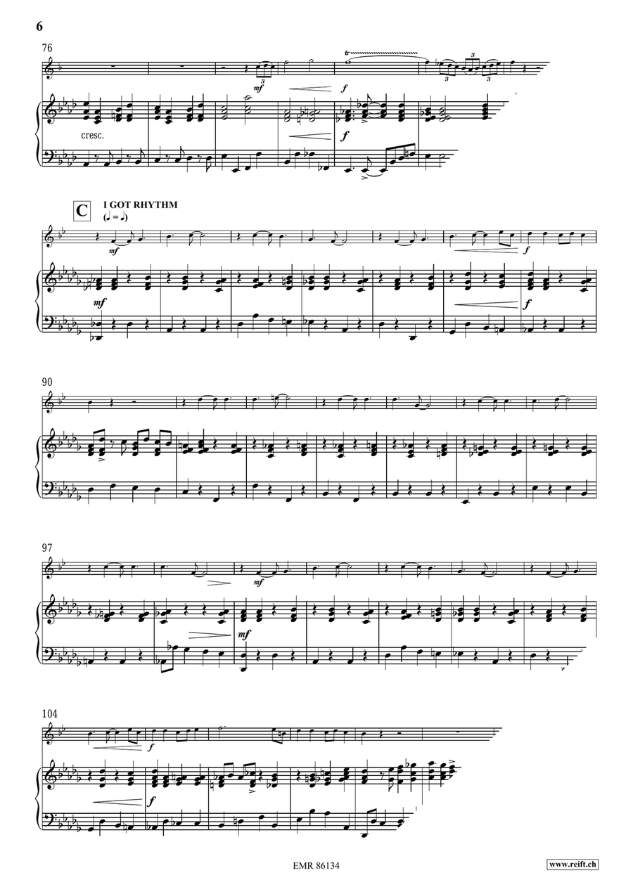 Gershwin Medley Gershwin Medley Voice Solo scores gallery preview page 8