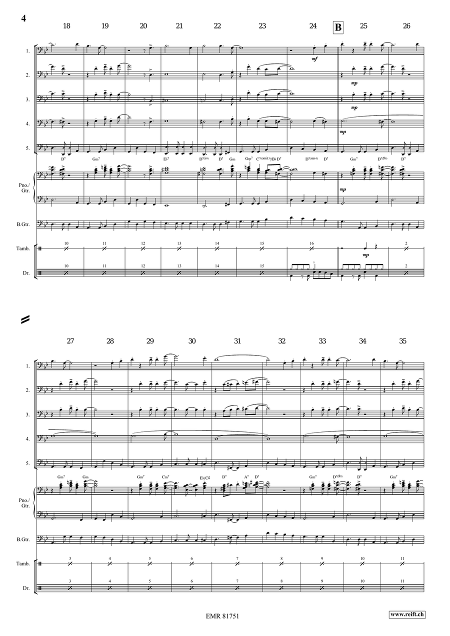 St. James Infirmary St. James Infirmary Trombone scores gallery preview page 4
