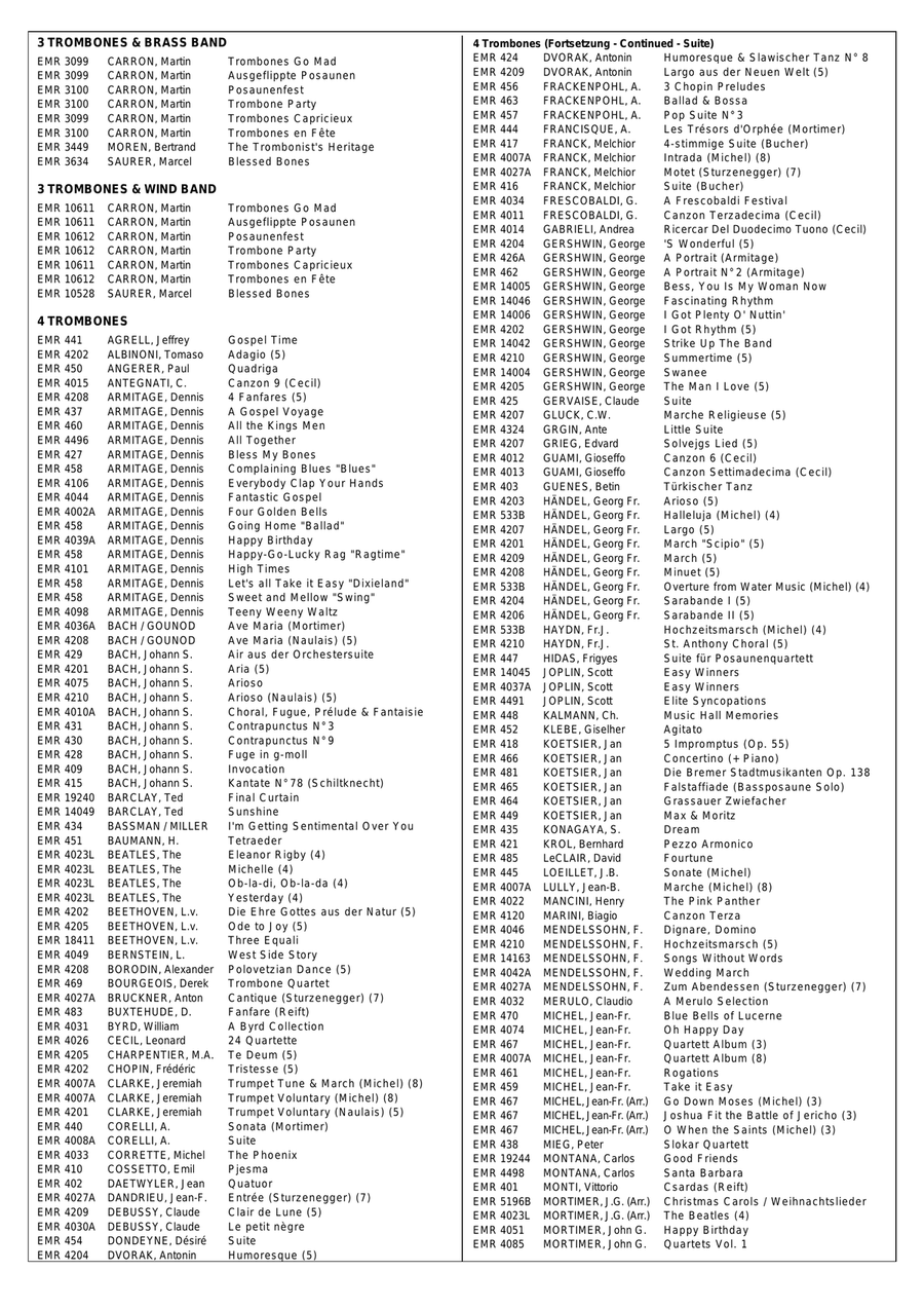 St. James Infirmary St. James Infirmary Trombone scores gallery preview page 6