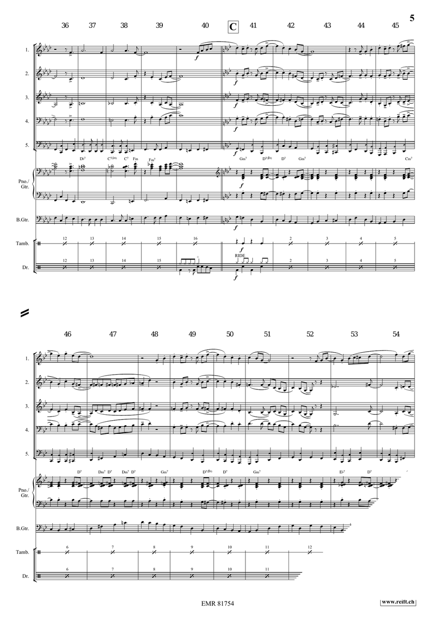St. James Infirmary St. James Infirmary Woodwind Quintet scores gallery preview page 5
