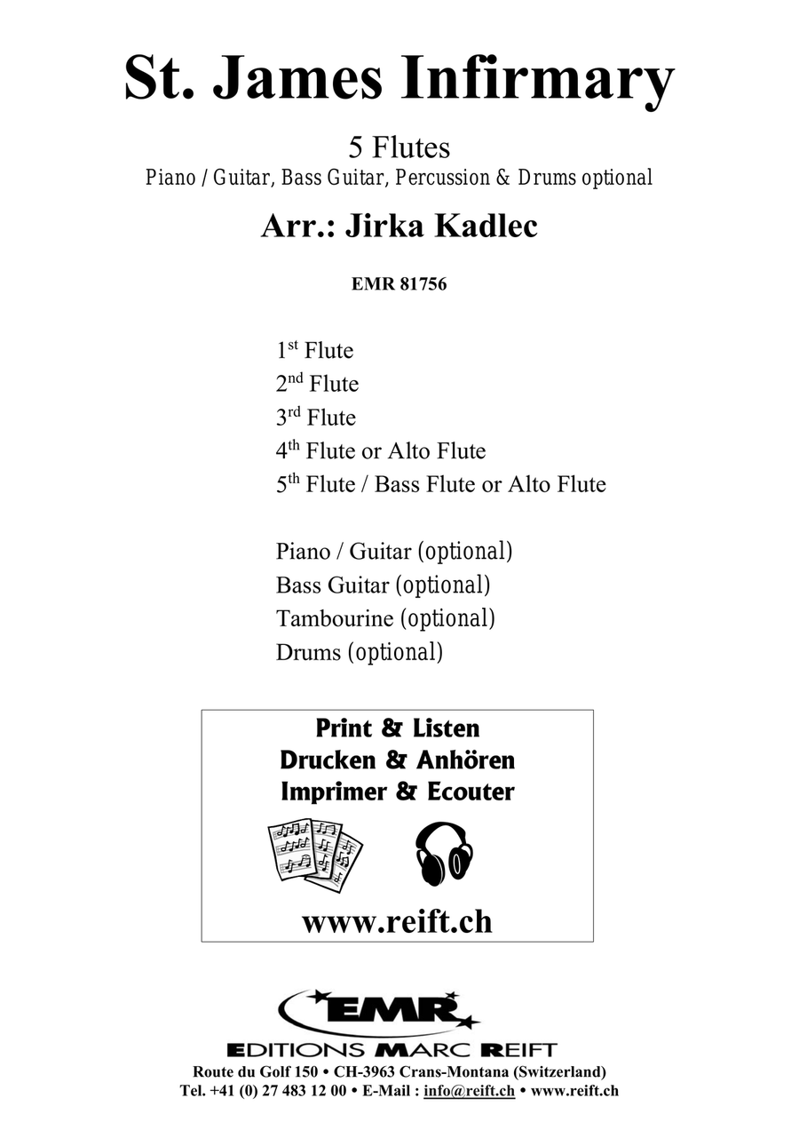 St. James Infirmary St. James Infirmary Flute scores gallery preview page 2