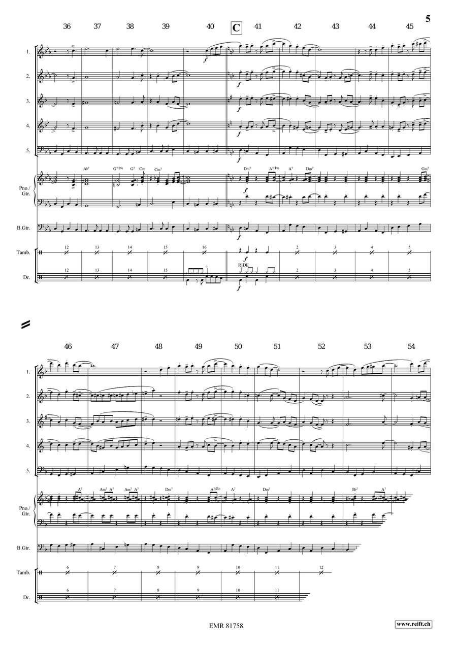 St. James Infirmary St. James Infirmary Woodwind Quintet scores gallery preview page 5