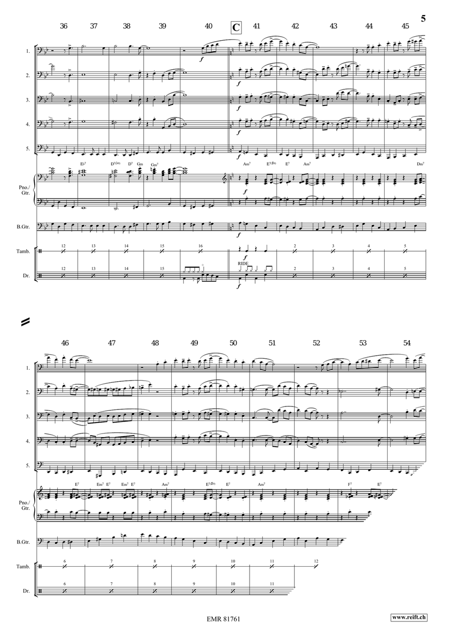 St. James Infirmary St. James Infirmary Tuba scores gallery preview page 5
