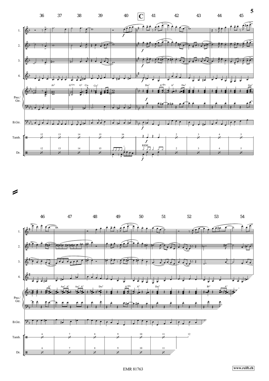 St. James Infirmary St. James Infirmary Clarinet Quartet scores gallery preview page 5