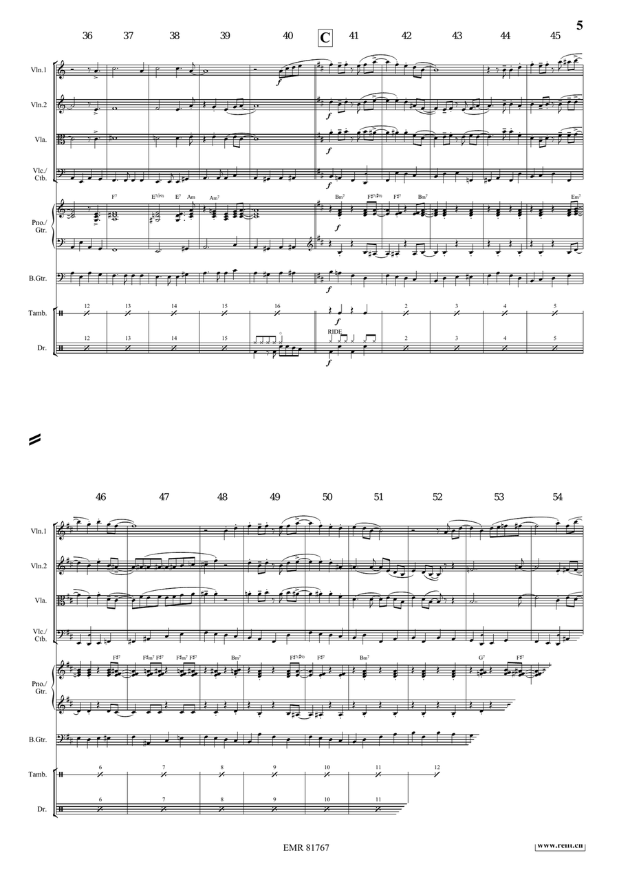 St. James Infirmary St. James Infirmary String Quartet scores gallery preview page 5