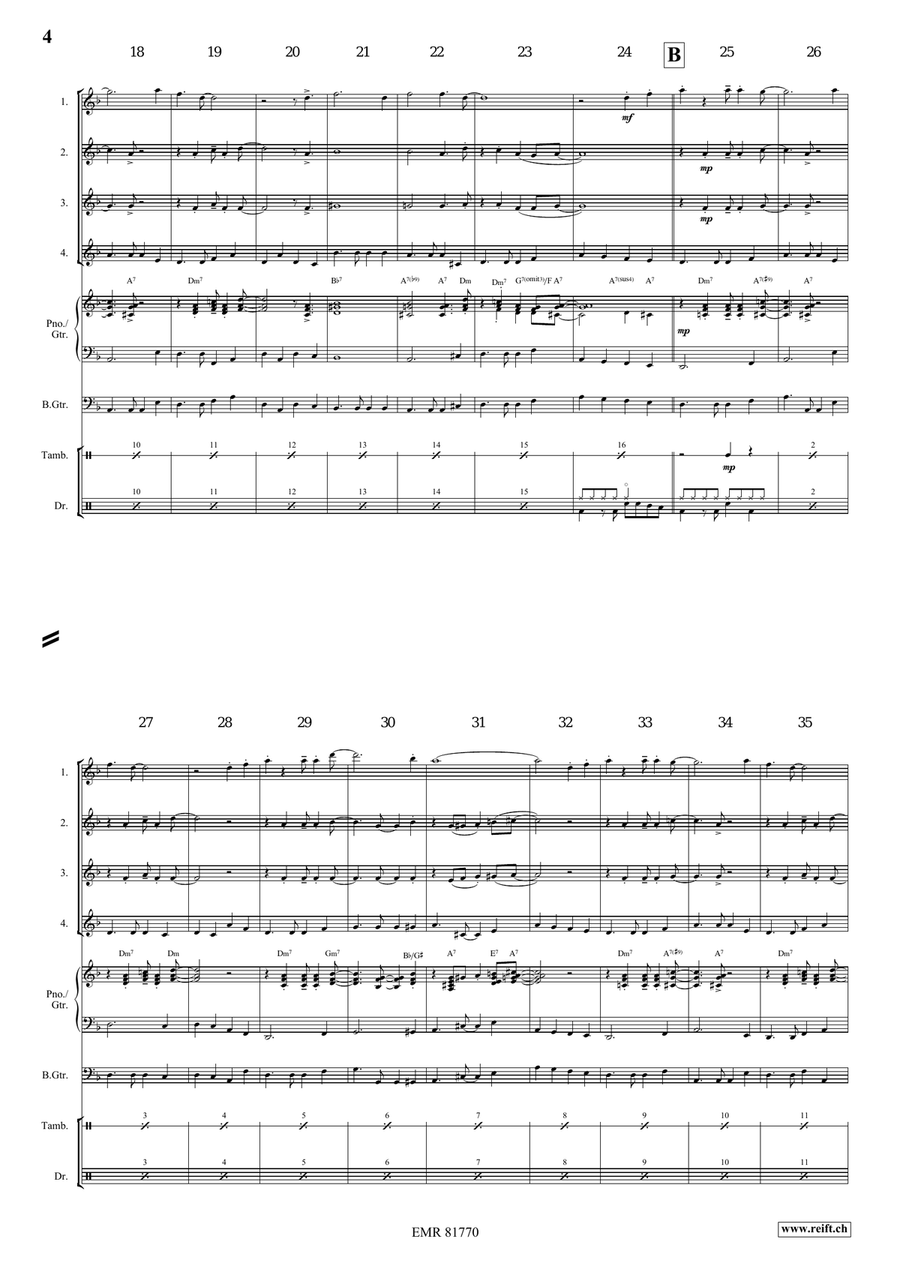 St. James Infirmary St. James Infirmary Flute Quartet scores gallery preview page 4