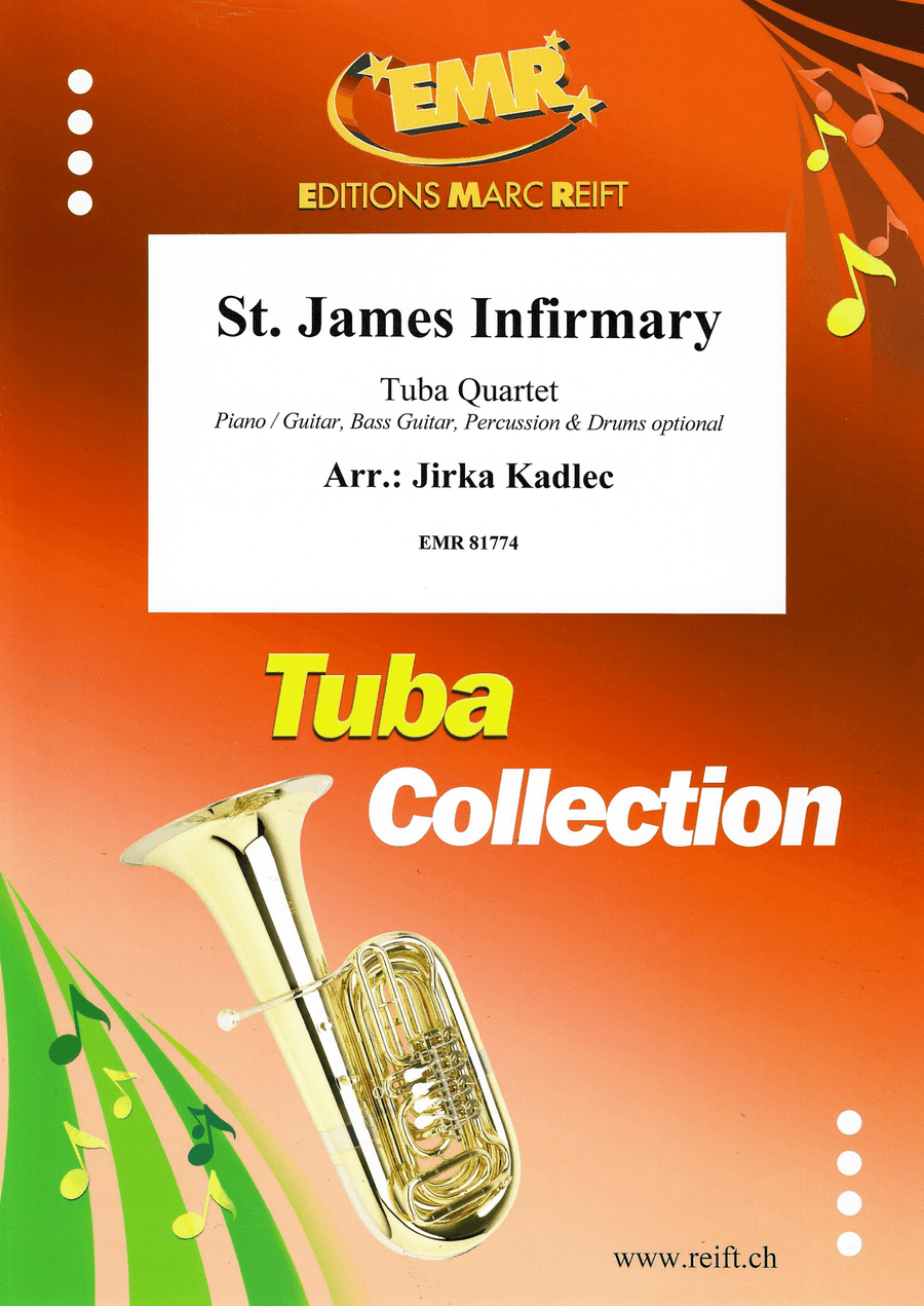 St. James Infirmary St. James Infirmary Tuba Quartet scores gallery preview page 1