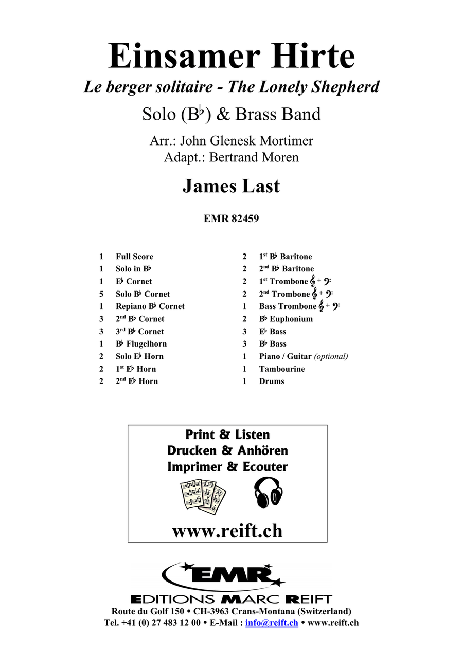 Einsamer Hirte Einsamer Hirte Brass Band scores gallery preview page 2