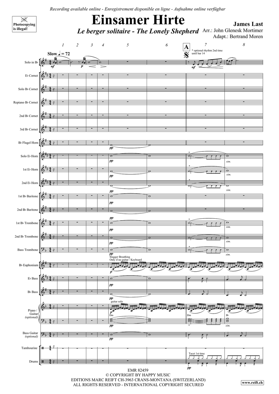 Einsamer Hirte Einsamer Hirte Brass Band scores gallery preview page 3