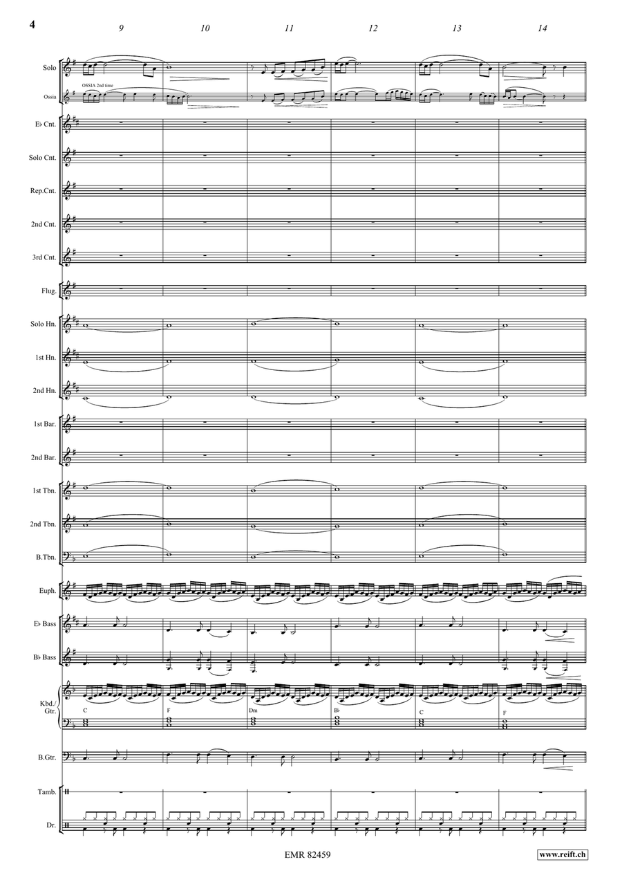 Einsamer Hirte Einsamer Hirte Brass Band scores gallery preview page 4