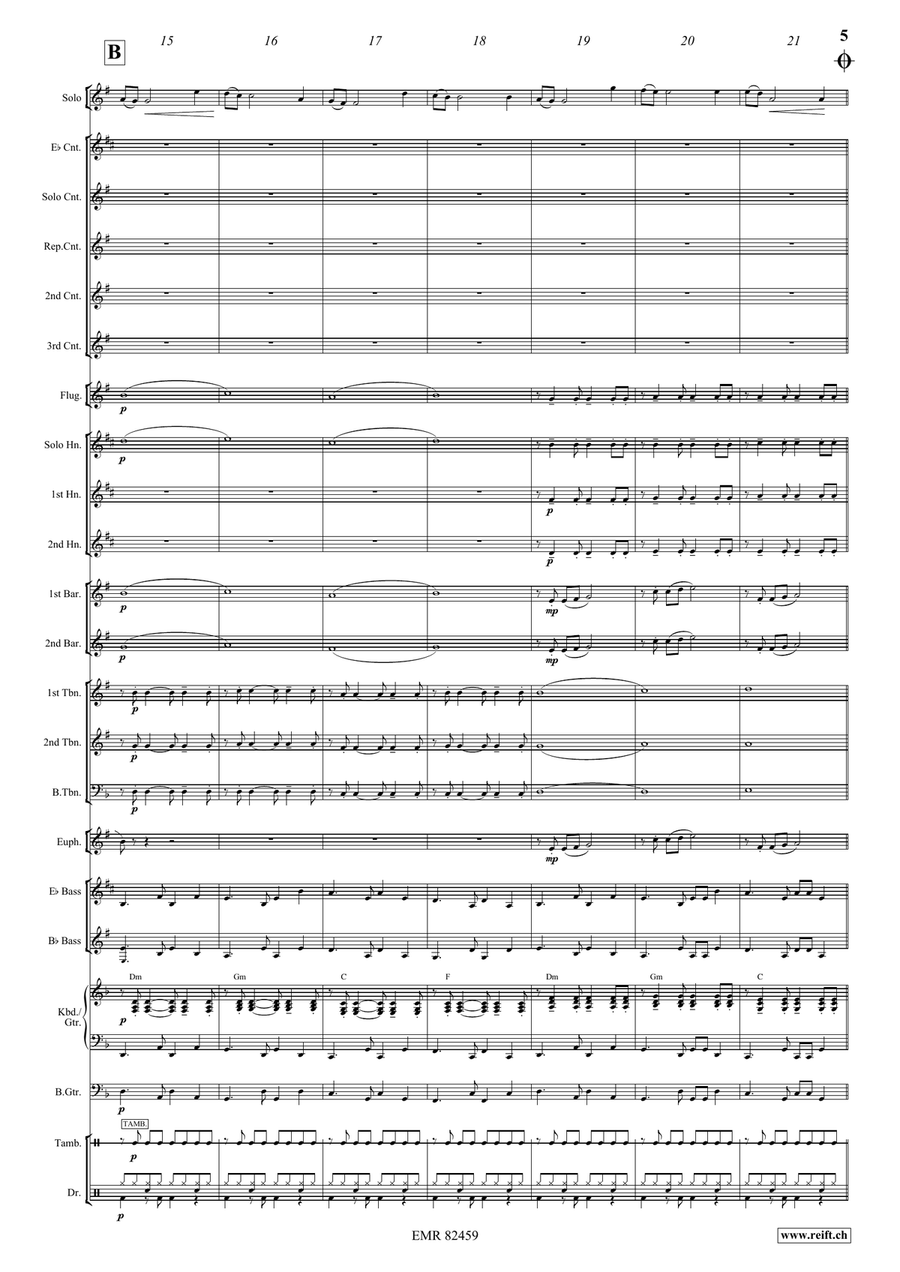 Einsamer Hirte Einsamer Hirte Brass Band scores gallery preview page 5