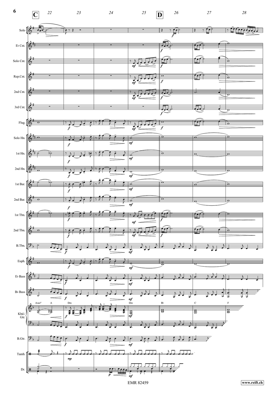 Einsamer Hirte Einsamer Hirte Brass Band scores gallery preview page 6