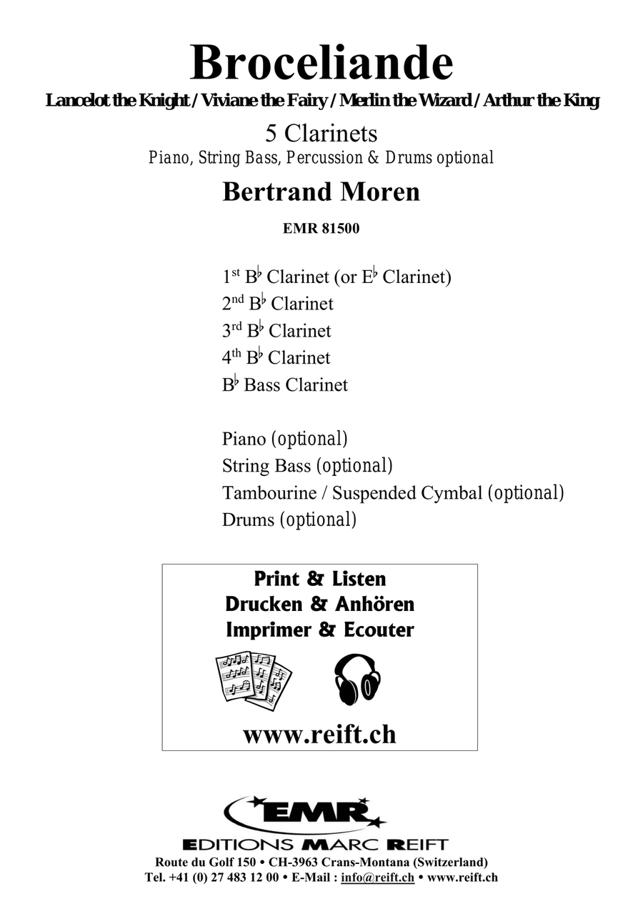 Broceliande Broceliande Clarinet Quintet scores gallery preview page 2