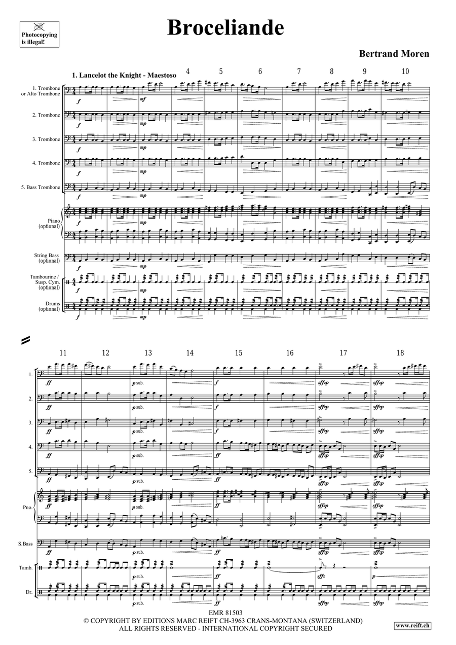 Broceliande Broceliande Trombone scores gallery preview page 4
