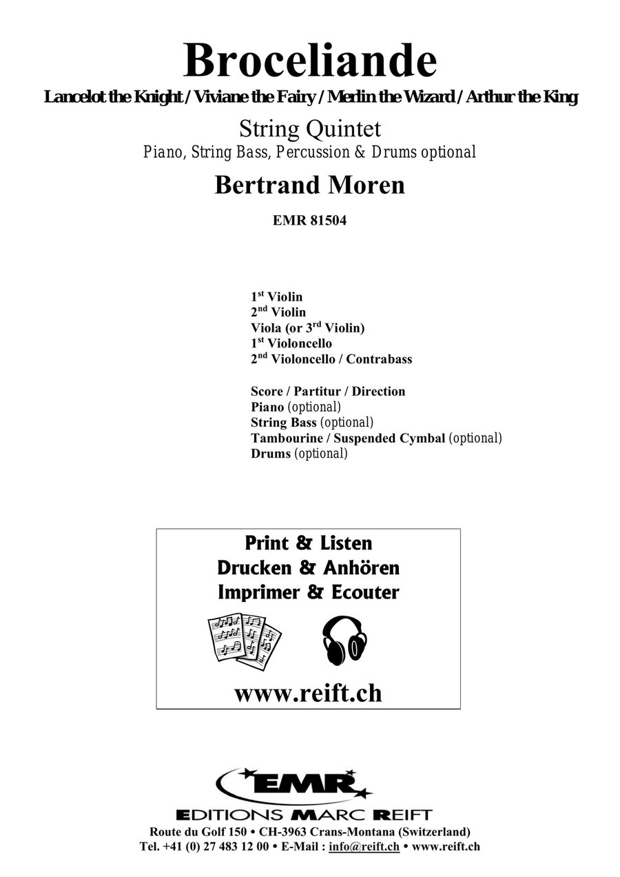 Broceliande Broceliande String Quintet scores gallery preview page 2