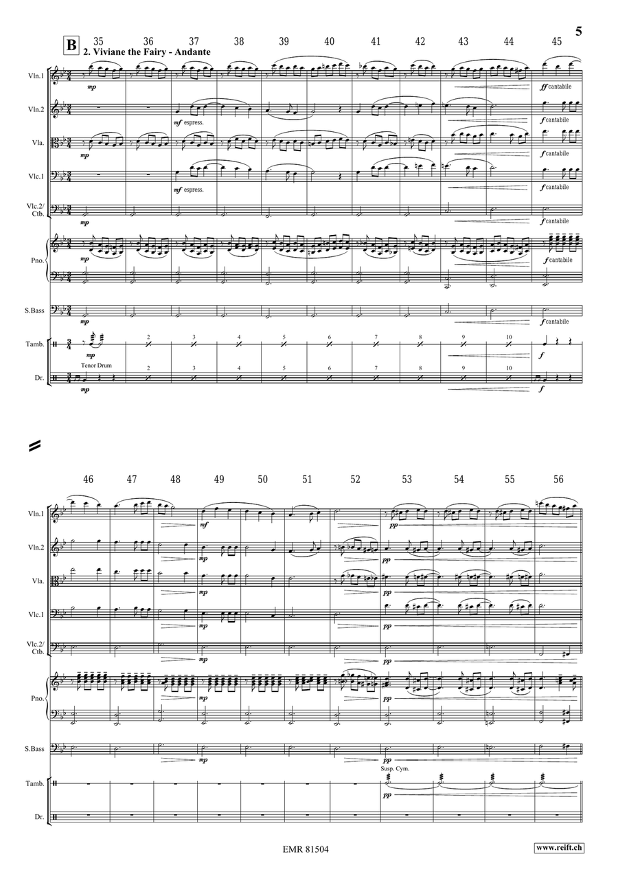 Broceliande Broceliande String Quintet scores gallery preview page 6