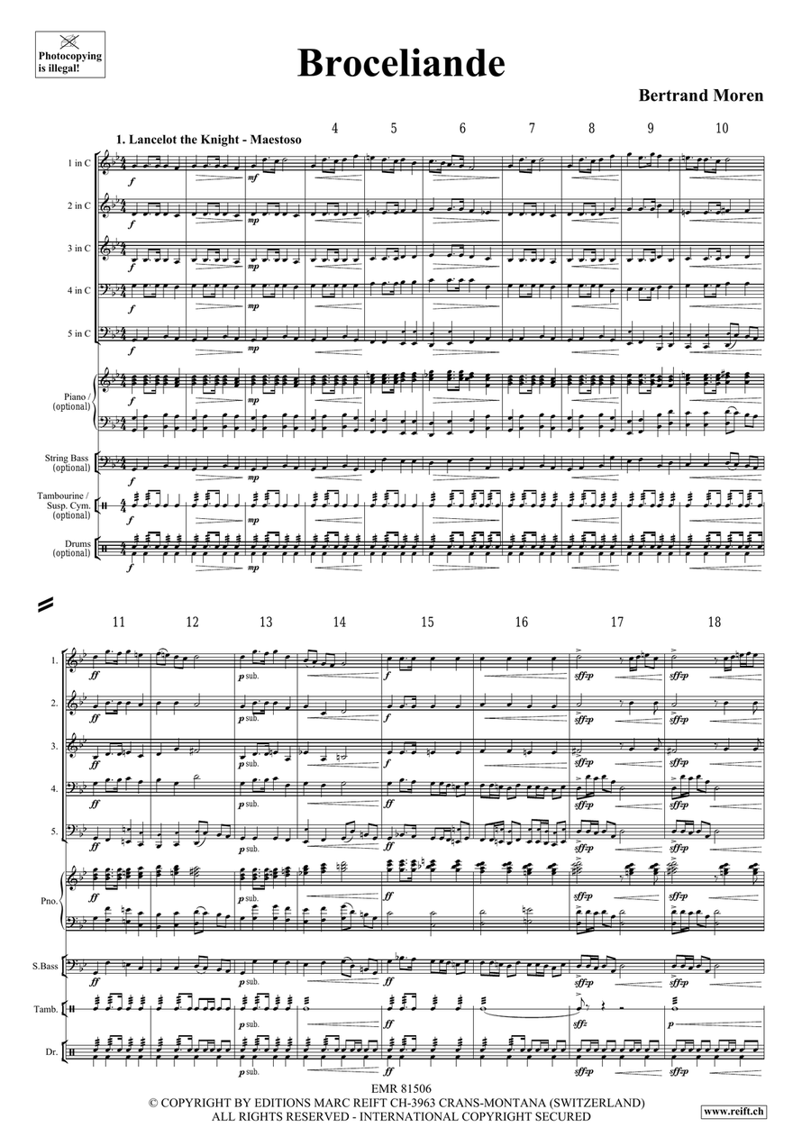 Broceliande Broceliande Woodwind Quintet scores gallery preview page 4