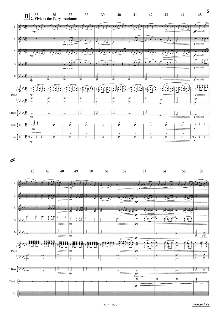 Broceliande Broceliande Woodwind Quintet scores gallery preview page 6
